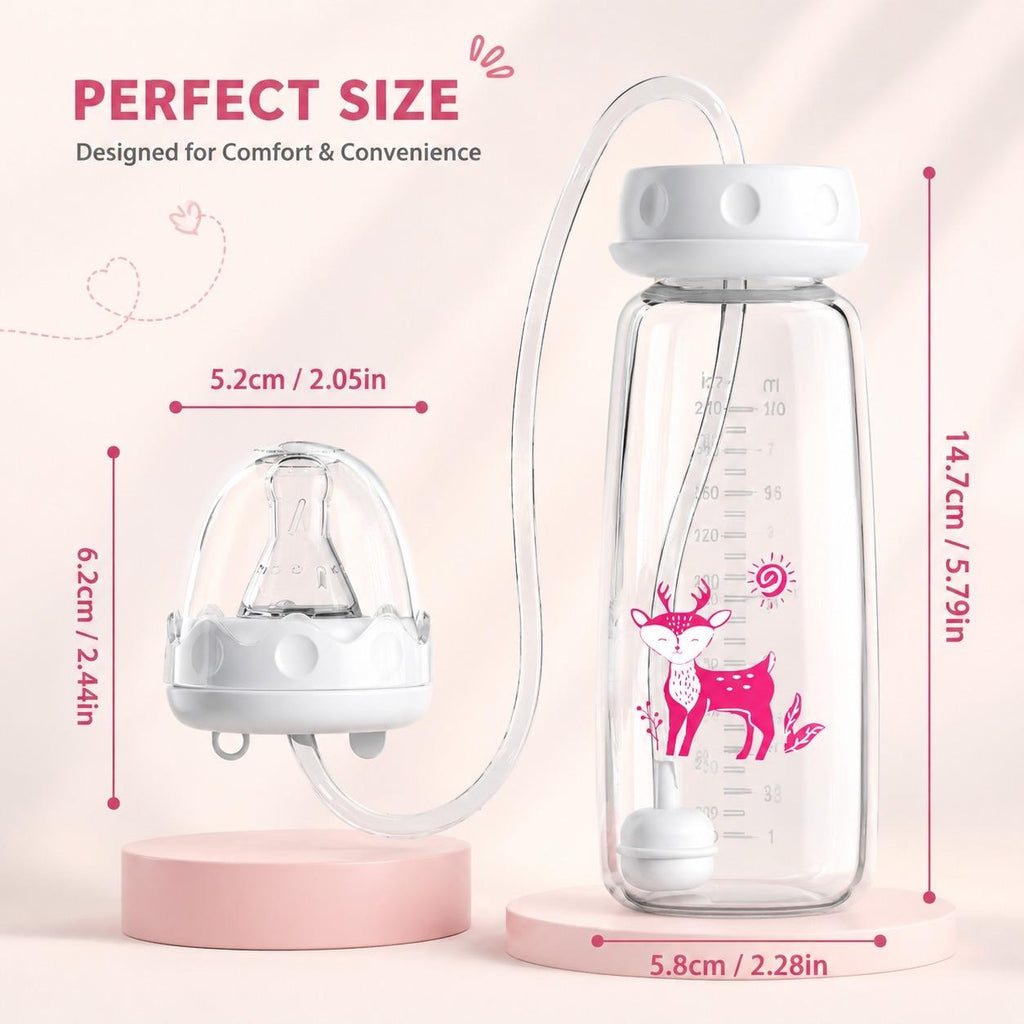Baby Bottle Set – Blue & Pink Pack of 2