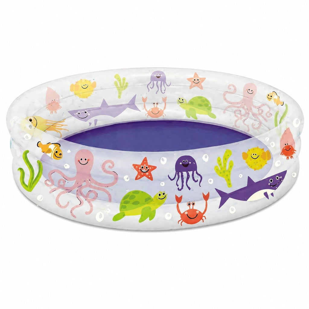 Inflatable Kids Pool – Fun Ocean Theme for Summer Water Play