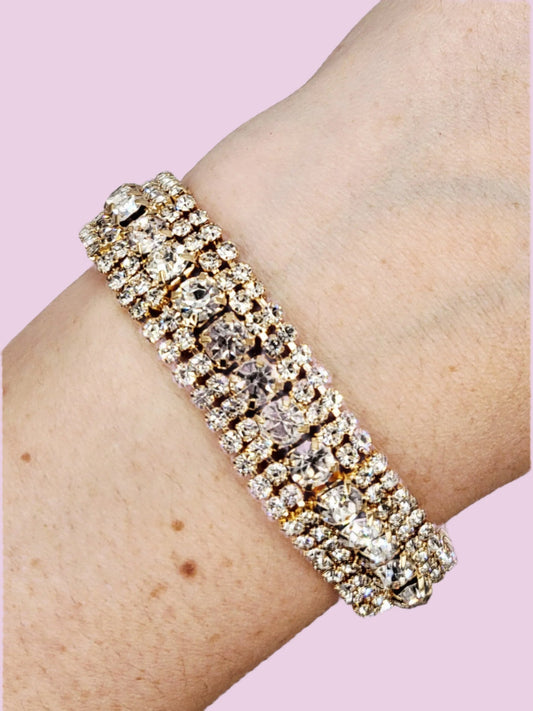 Gold Crystal Bracelet