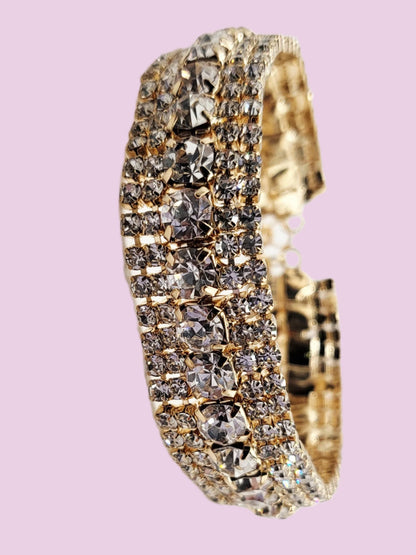 Gold Crystal Bracelet