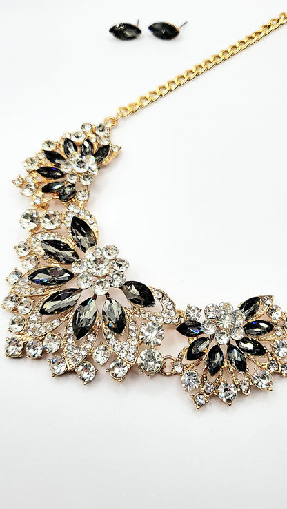 Aura Crystal Necklace Set