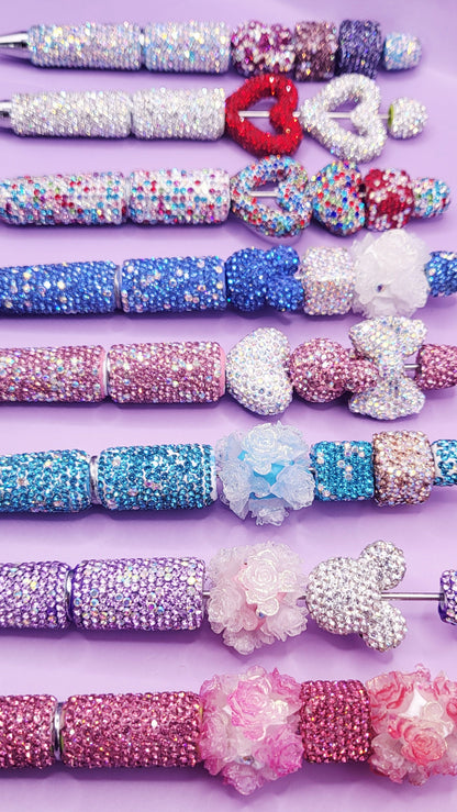 Crystal Charm Stacking Pen