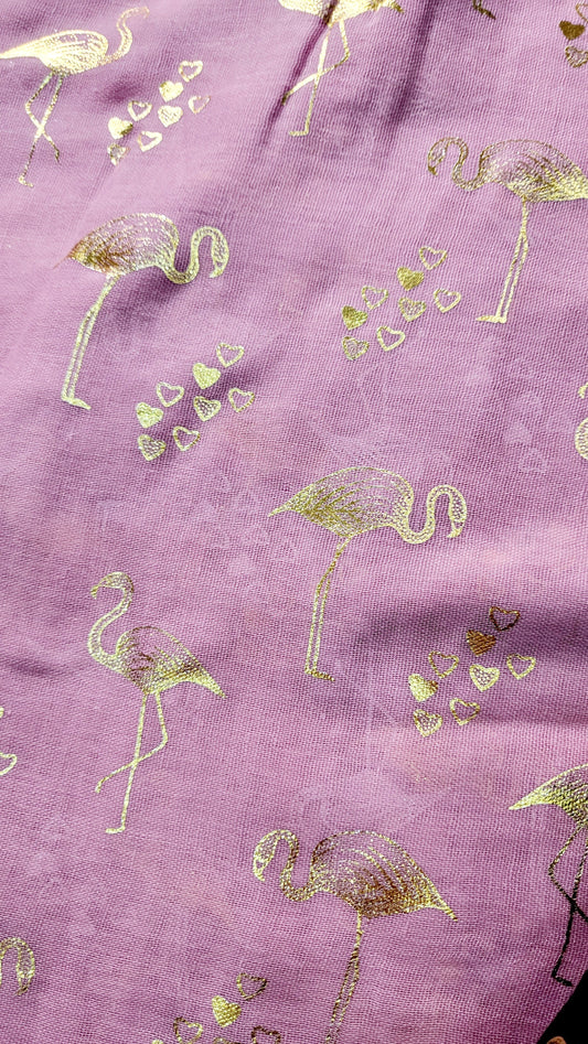 Love Hearts Flamingo Shimmer Scarf Pack of 12