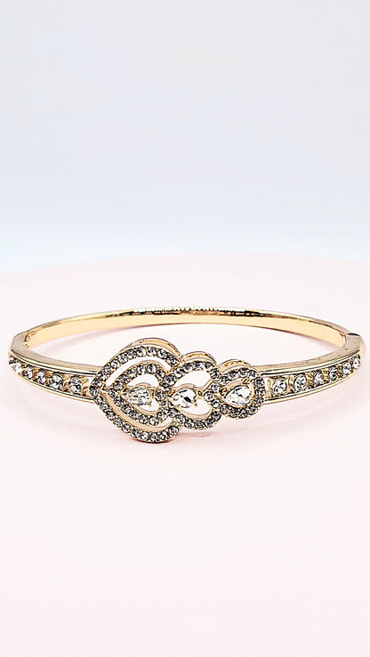 Crystal Stacking Bangles Stainless Steel