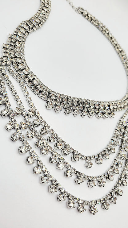 Layered Crystal Necklace