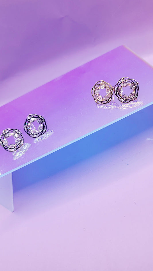 Mirage Crystal Stud Earrings