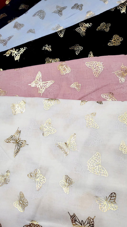 Mini Butterfly Shimmer Scarf Pack of 12