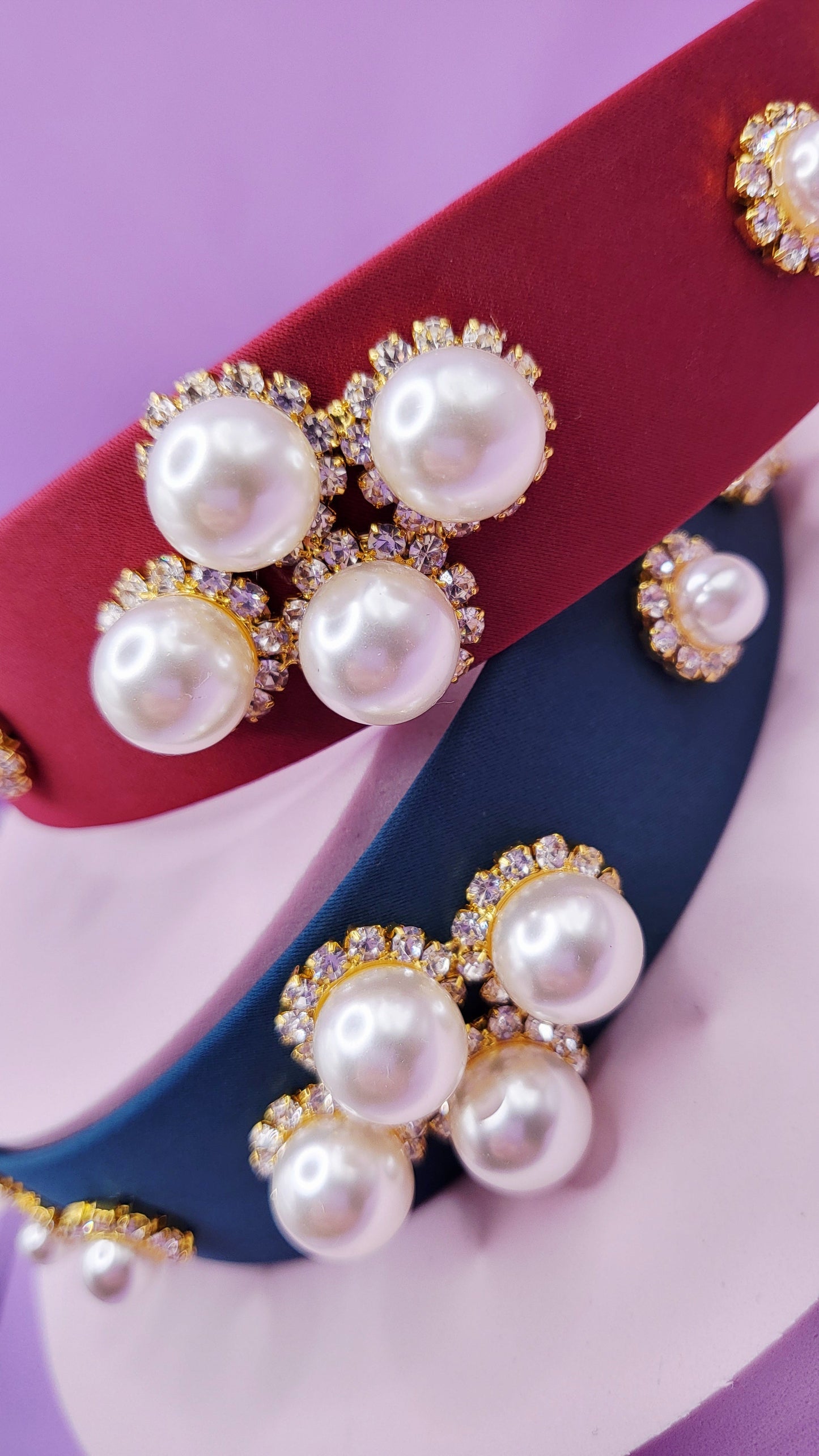 Pearl Cluster Hair band