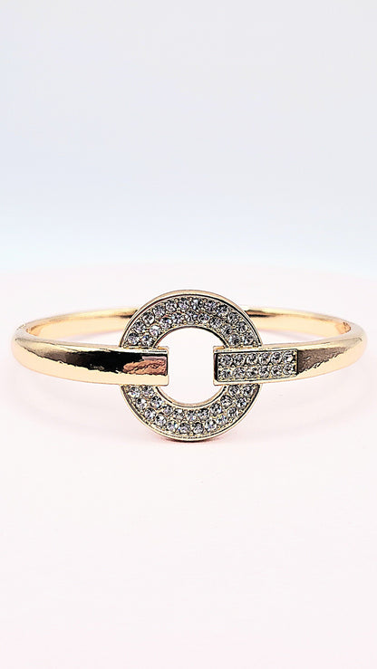 Crystal Stacking Bangles Stainless Steel