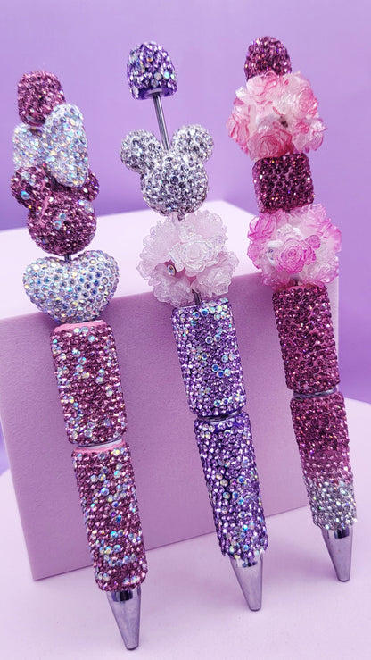 Crystal Charm Stacking Pen