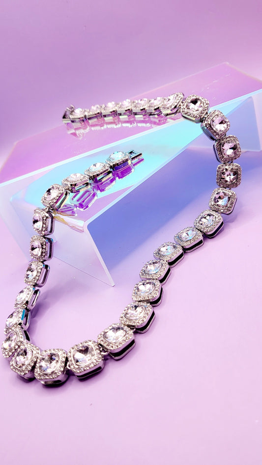 Iced Out Square Necklace