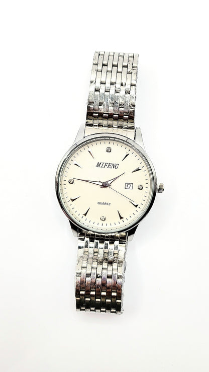Men’s Quartz Movement Link Watch