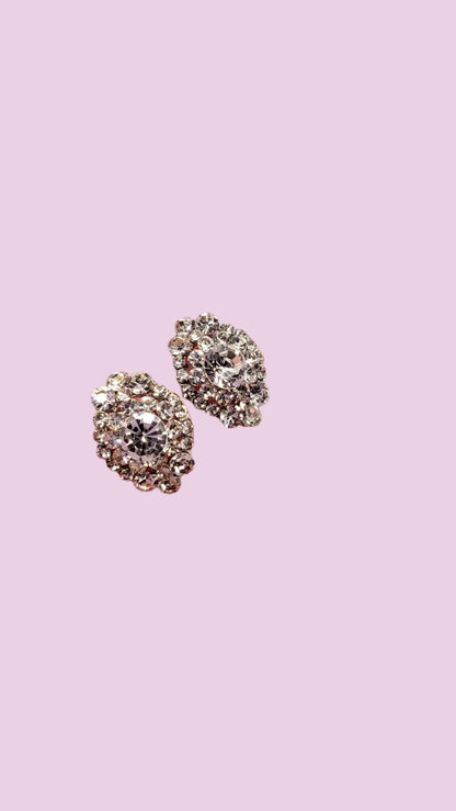 Charm Crystal Stud Earrings