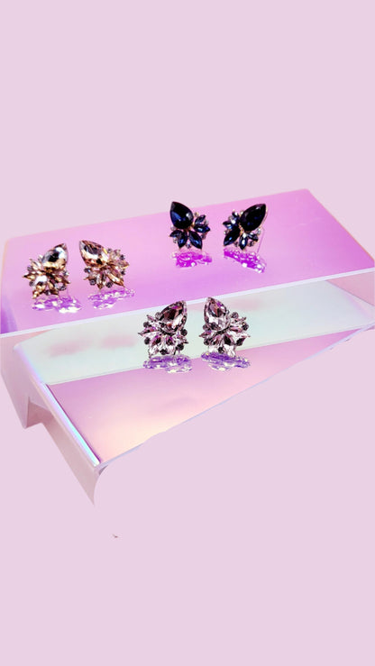 Bling Crystal Stud Earrings