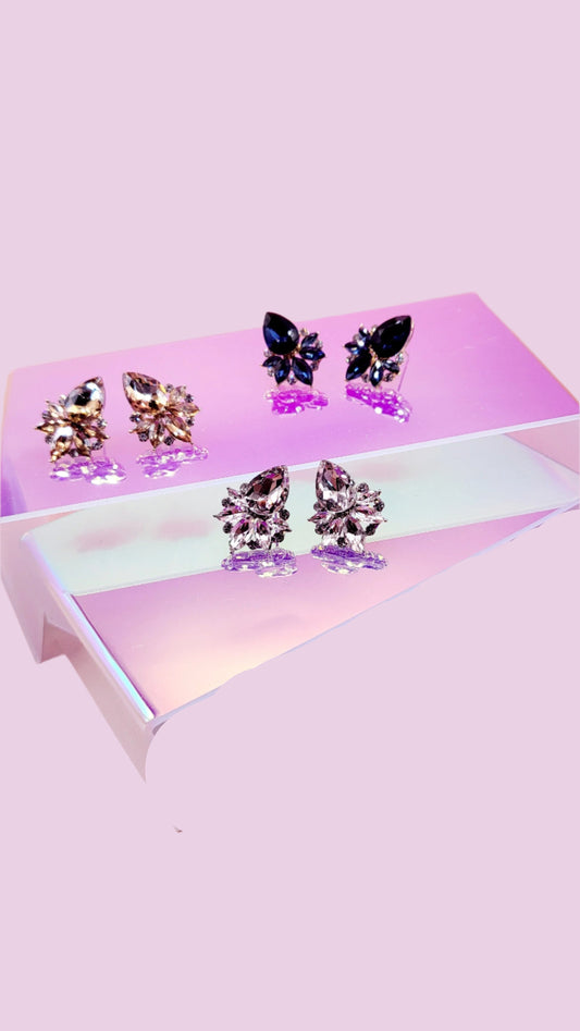 Bling Crystal Stud Earrings