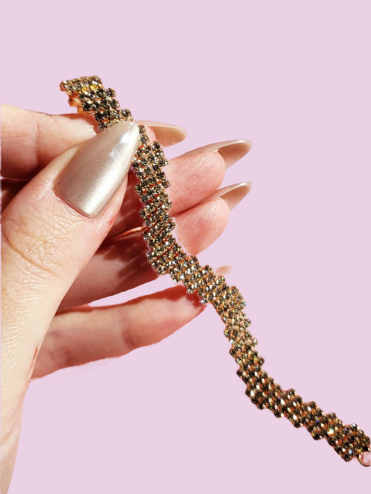 Wavey Crystal Bracelet