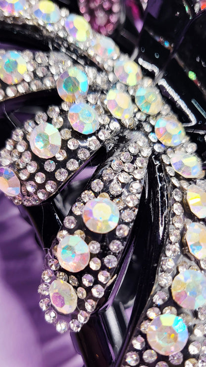 Queen Crystal Hair Clamps Pack of 12