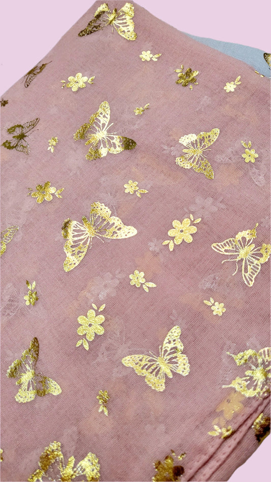 Butterfly Shimmer Scarf Pack of 12