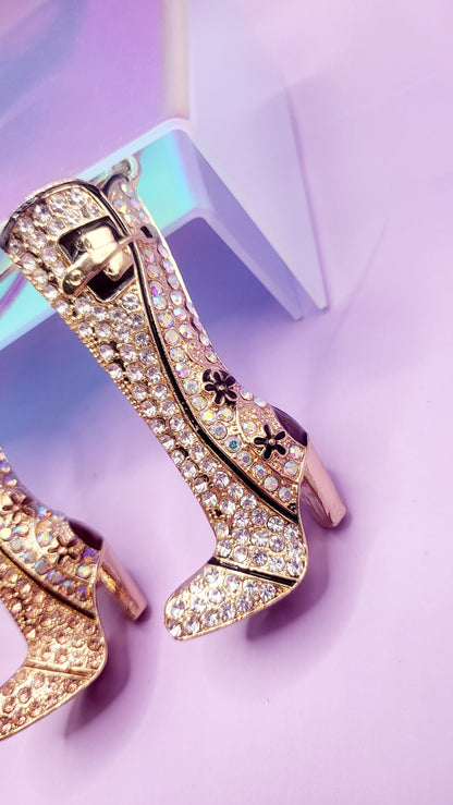 Cow Girl Boot Key Ring