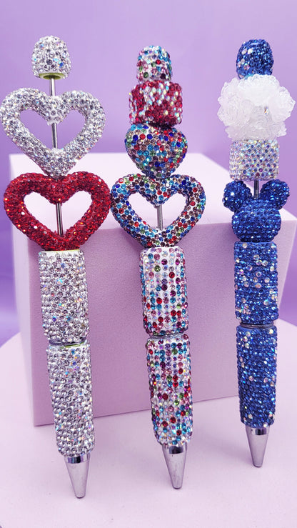Crystal Charm Stacking Pen
