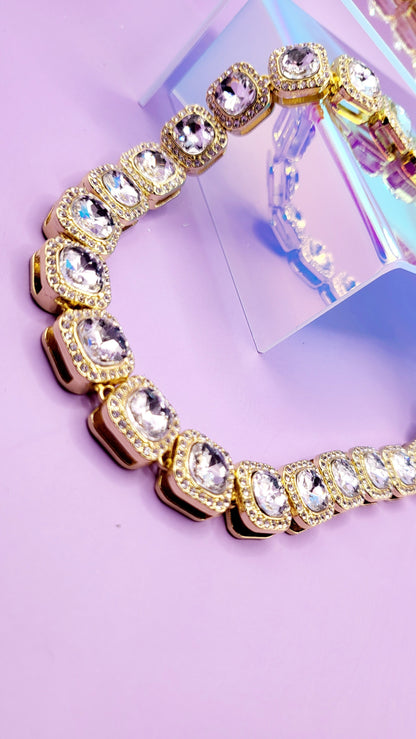 Iced Out Square Necklace