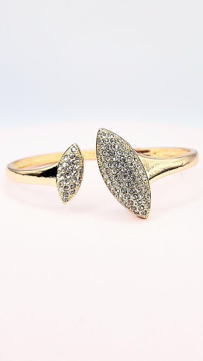 Crystal Stacking Bangles Stainless Steel