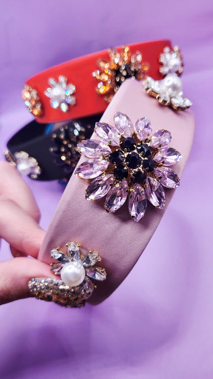 Crystal Flower Hair band