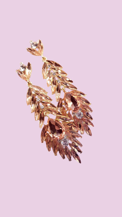 Diva Crystal Drop and Dangle Earrings