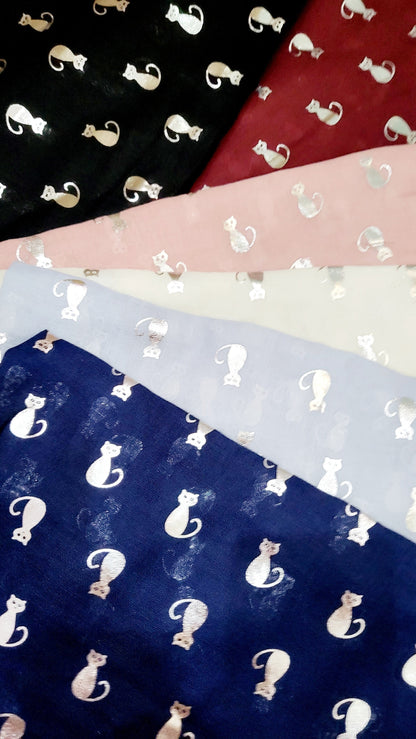 Cat Shimmer Scarf Pack of 12
