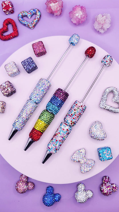 Crystal Charm Stacking Pen