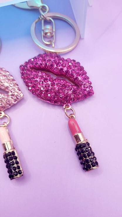 Hot Lips Key Ring