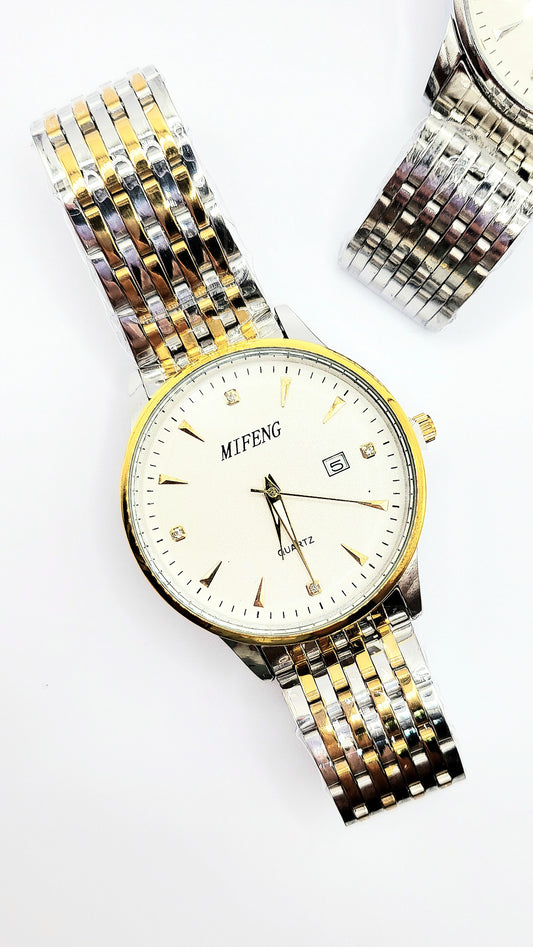 Men’s Quartz Movement Link Watch