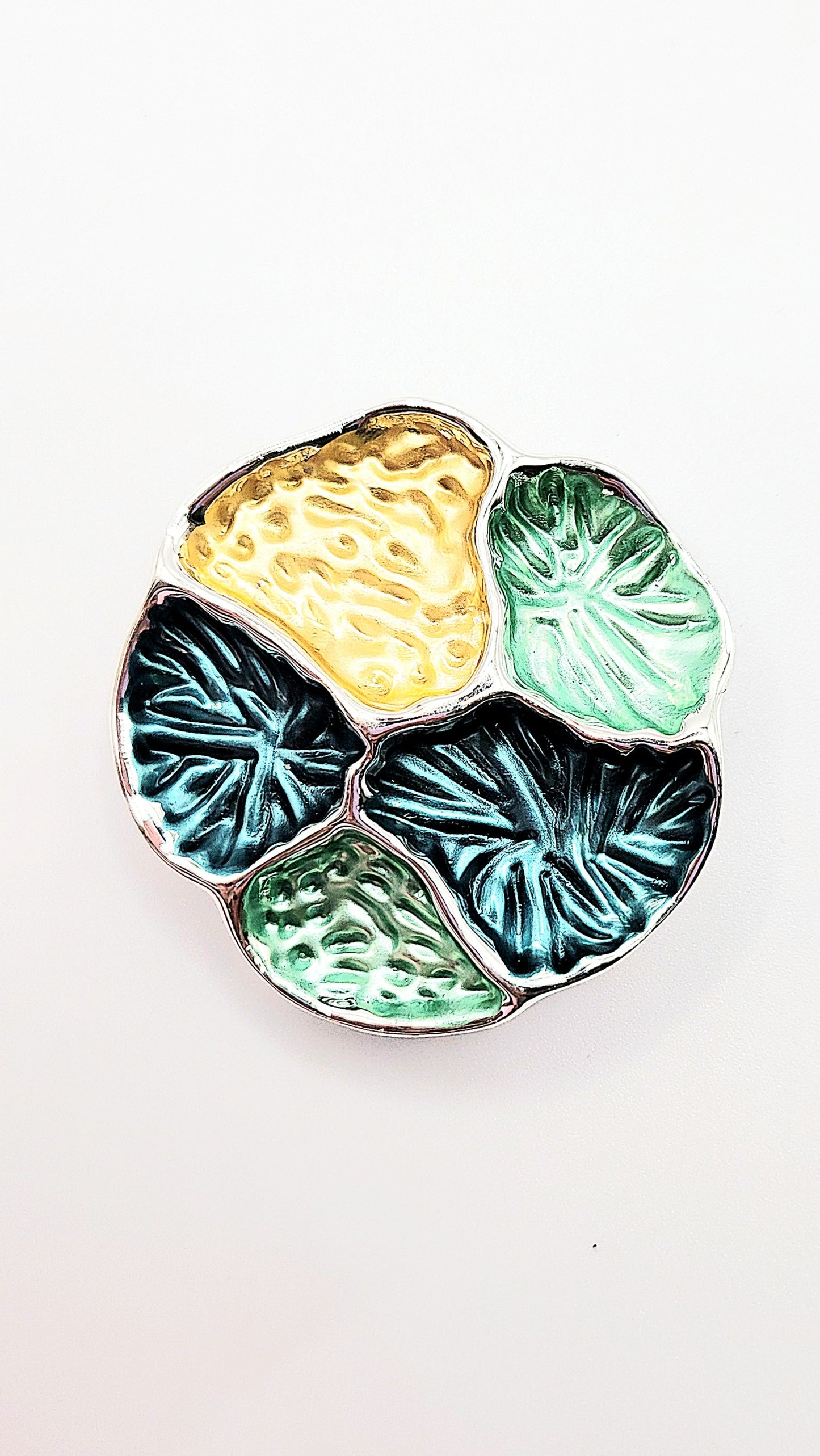 Abstract Magnetic Cluster Brooch