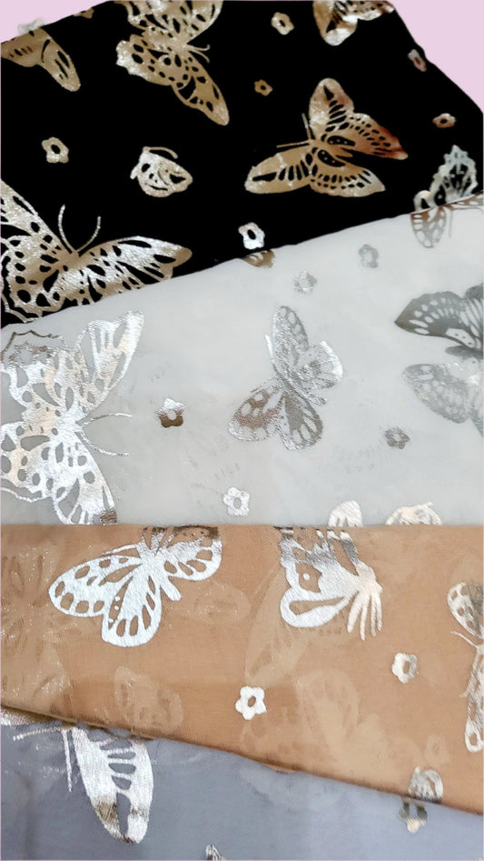 Butterfly Shimmer Scarf Pack of 12