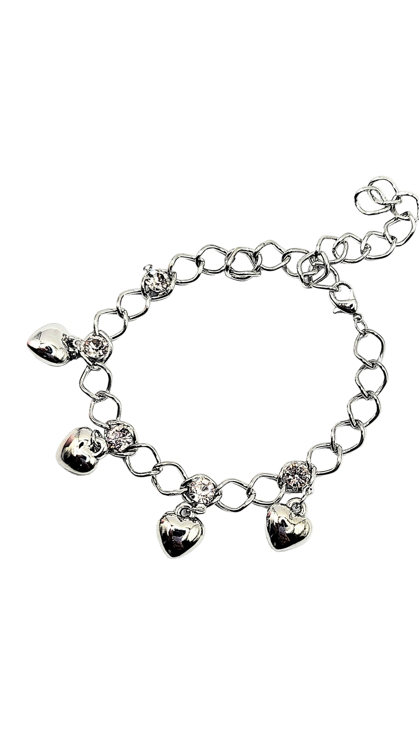 Heart Bell Chain Link Anklet