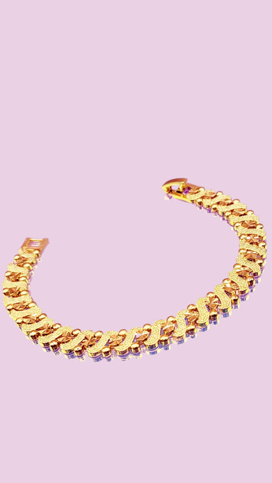 Element Shiny Gold Link Bracelet
