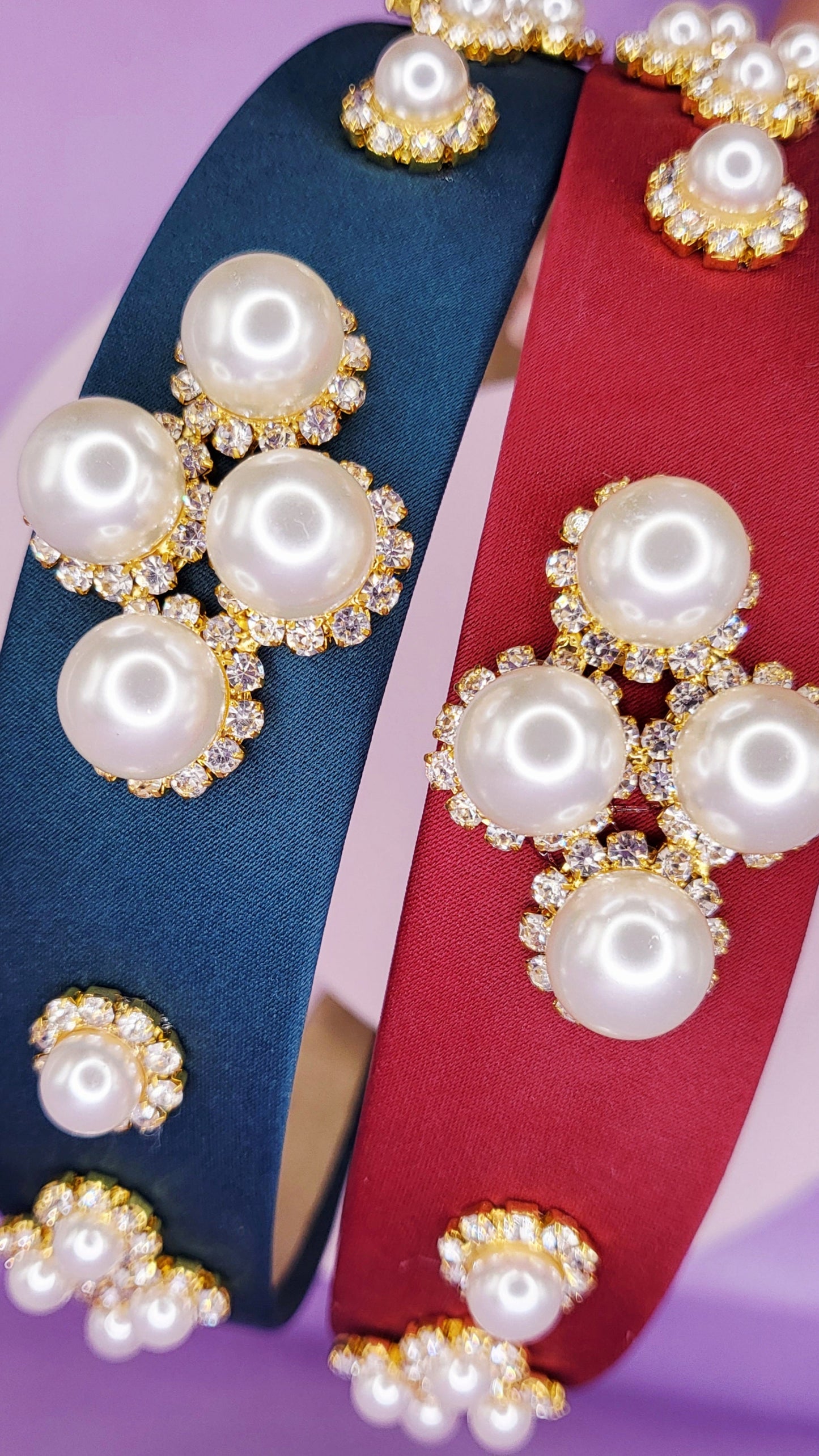 Pearl Cluster Hair band