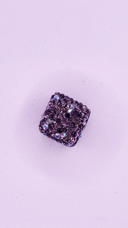 Crystal Cube Stacking Charm