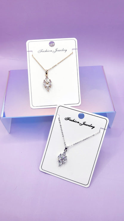 Cluster Crystal Necklace