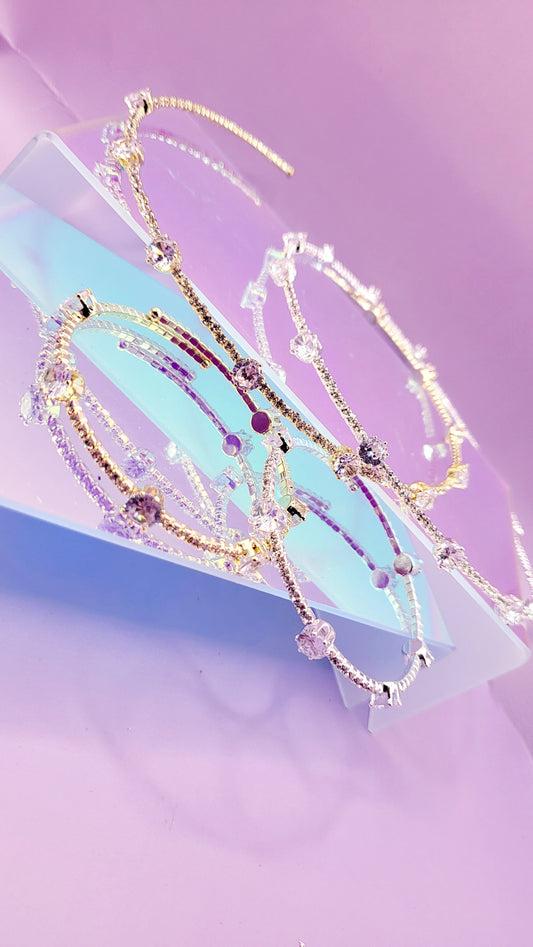 Luxe Crystal Trio Choker, Bracelet & Earrings