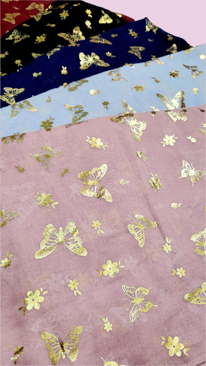 Butterfly Shimmer Scarf Pack of 12