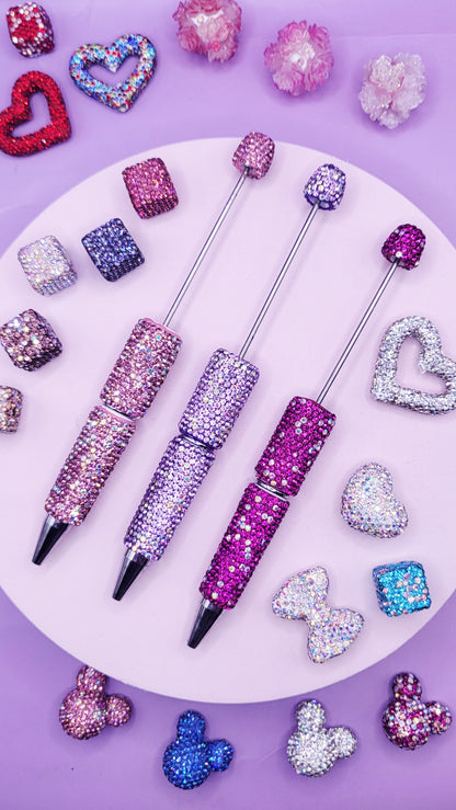Crystal Charm Stacking Pen