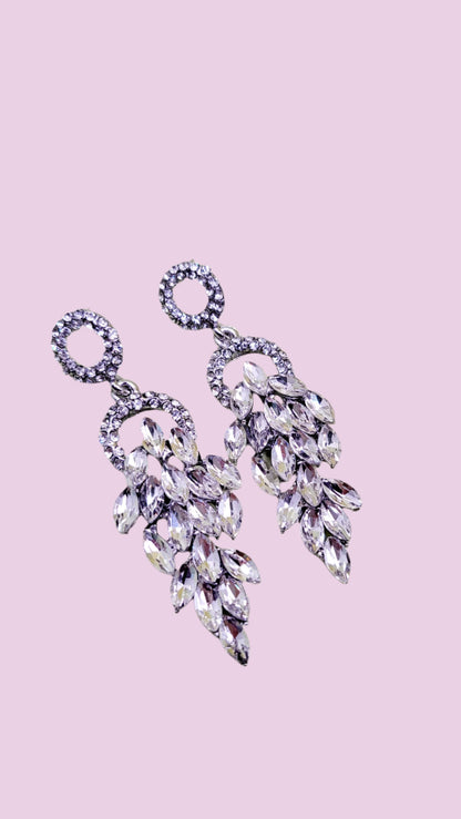 Poise Crystal Drop and Dangle Earrings