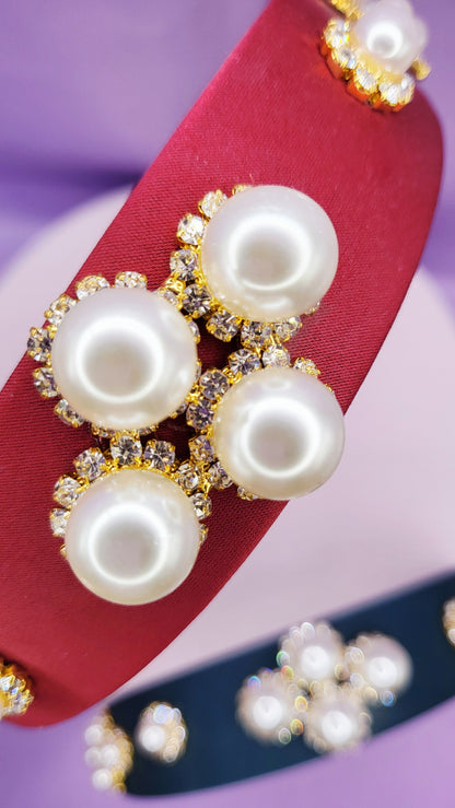 Pearl Cluster Hair band