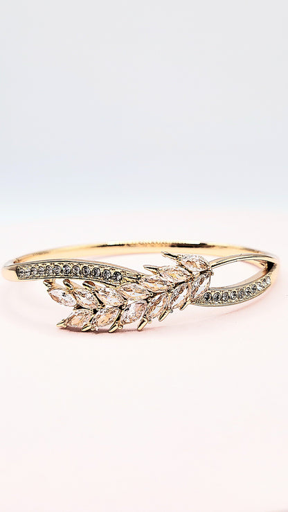Crystal Stacking Bangles Stainless Steel