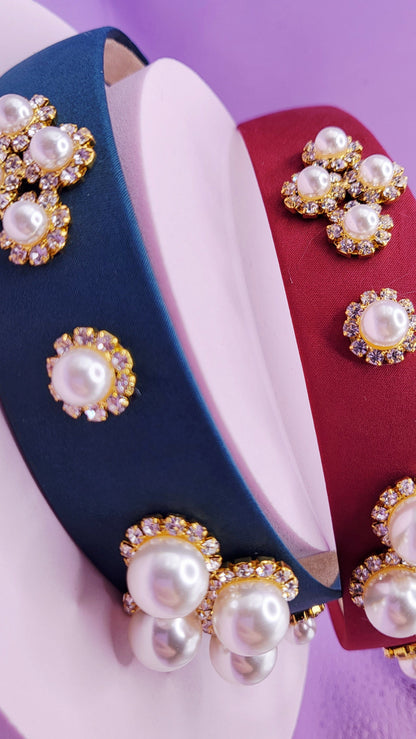 Pearl Cluster Hair band