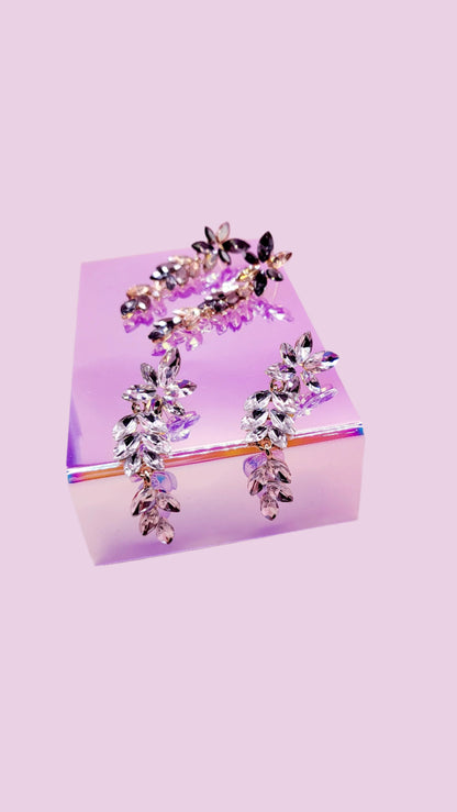 Queen Crystal Drop and Dangle Earrings