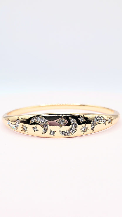 Crystal Stacking Bangles Stainless Steel