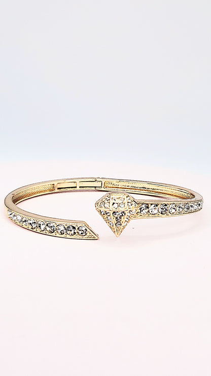 Crystal Stacking Bangles Stainless Steel