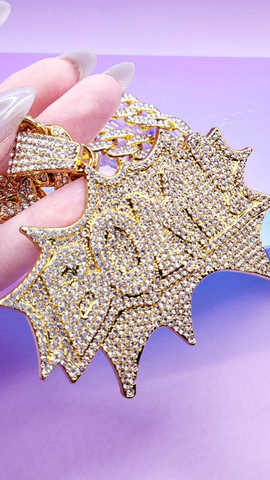 Iced Out BOM Chain Necklace
